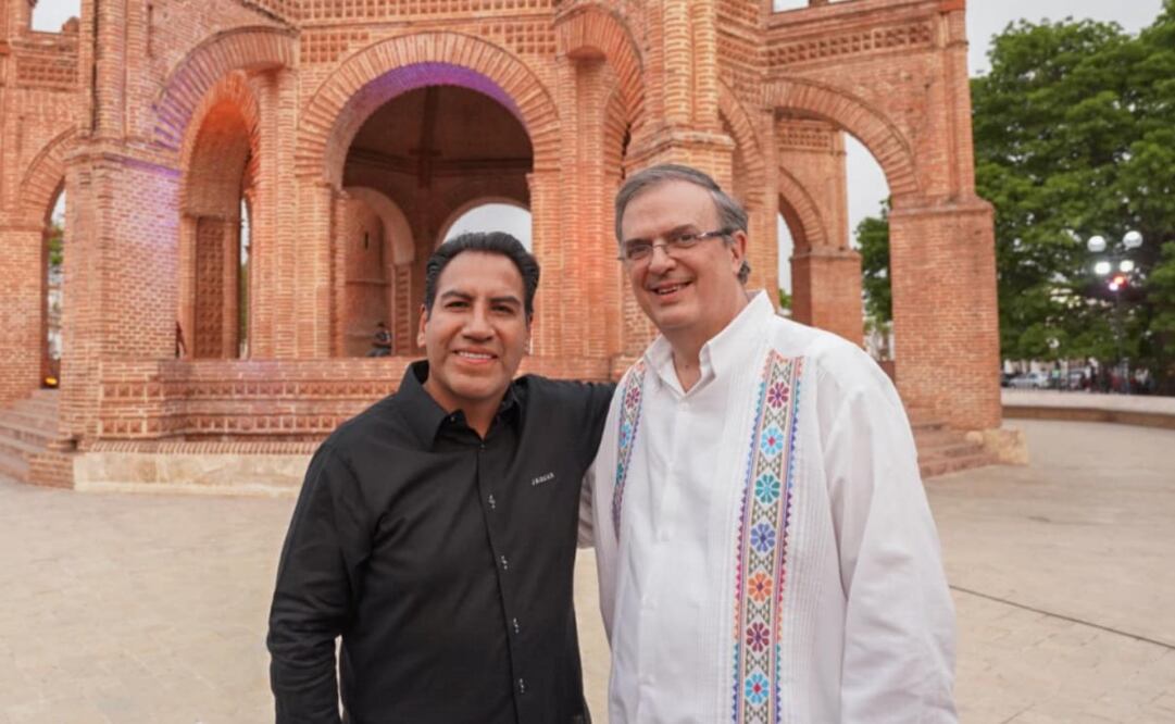 Eduardo Ramírez Aguilar y Marcelo Ebrard. Foto: Facebook Eduardo Ramírez