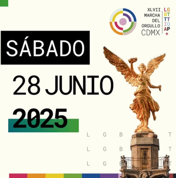 Anuncio de la Marcha del Orgullo LGBT en la CDMX (22/06/2025). Foto: Captura de pantalla