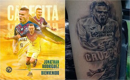 Aficionado de Cruz Azul se tatuó al Cabecita Rodríguez