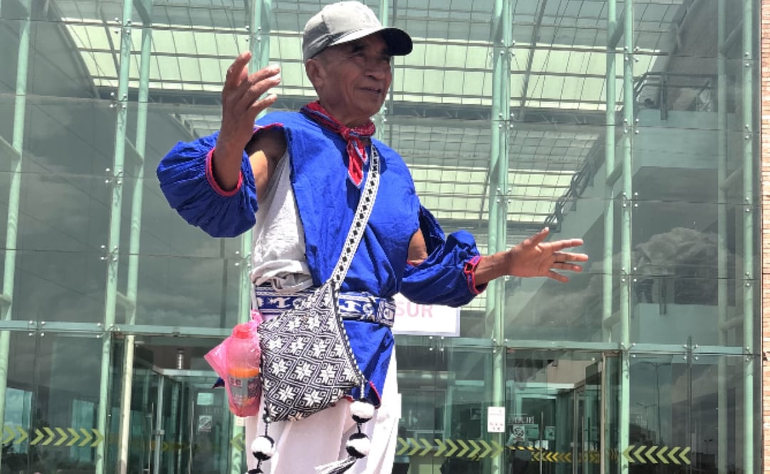 Con la esperanza que le dio el chamán, don Julio acudió a la Fiscalía de Zacatecas para conocer el avance en las investigaciones. Foto: Irma Mejía / EL UNIVERSAL