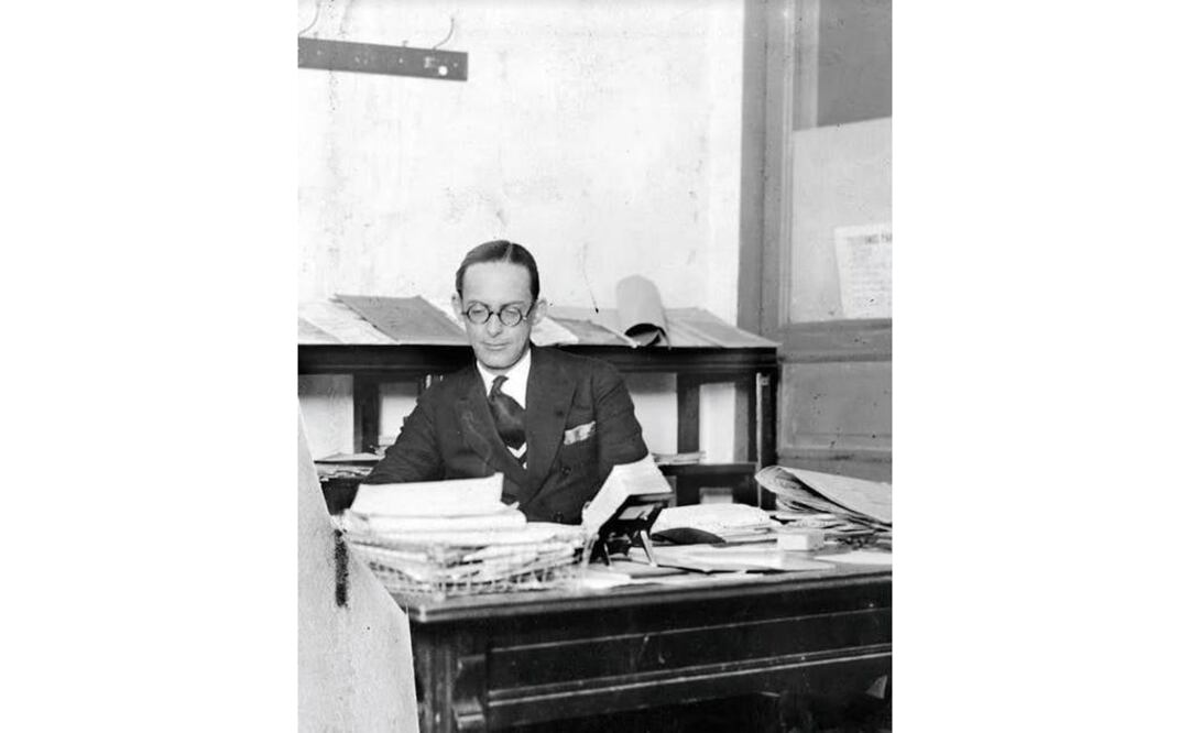 Foto: Imagen del periodista Carlos Noriega Hope a mediados de los años 20 /Archivo EL UNIVERSAL.