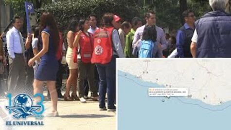 Se registra sismo de 5.5; se percibe en CDMX
