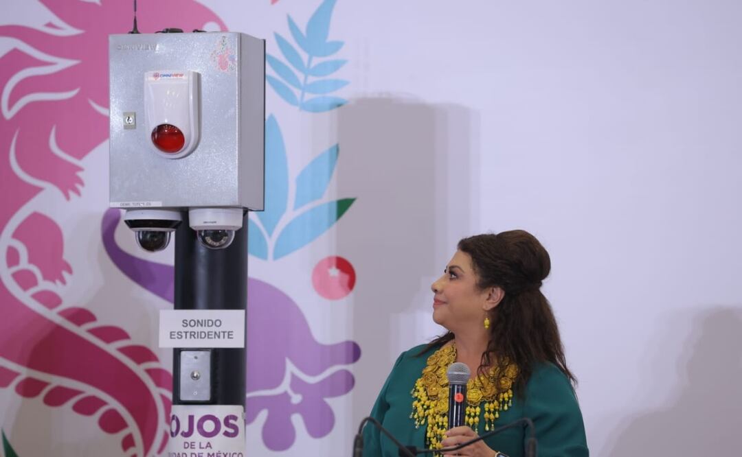 CDMX instala 15 mil nuevos tótems del C5; videocámaras buscan reforzar la seguridad en toda la ciudad. Foto: Gabriel Pano