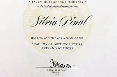 Silvia Pinal es elegida por la Academia 