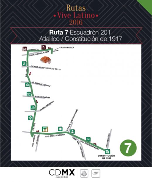 Anuncian transporte nocturno por Vive Latino