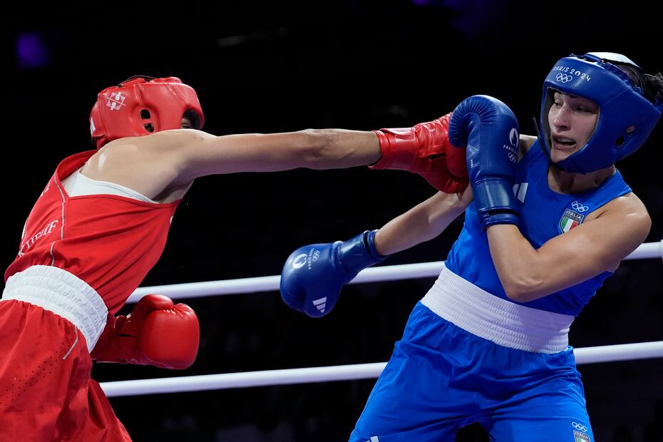 Imane Khelif en los Juegos Olímpicos de París - Foto: AP