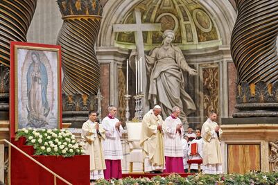 Papa viaja a México para venerar a la Virgen