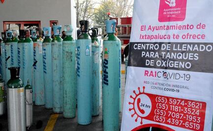 Implementan en Ixtapaluca llenado gratuito de tanques de oxígeno