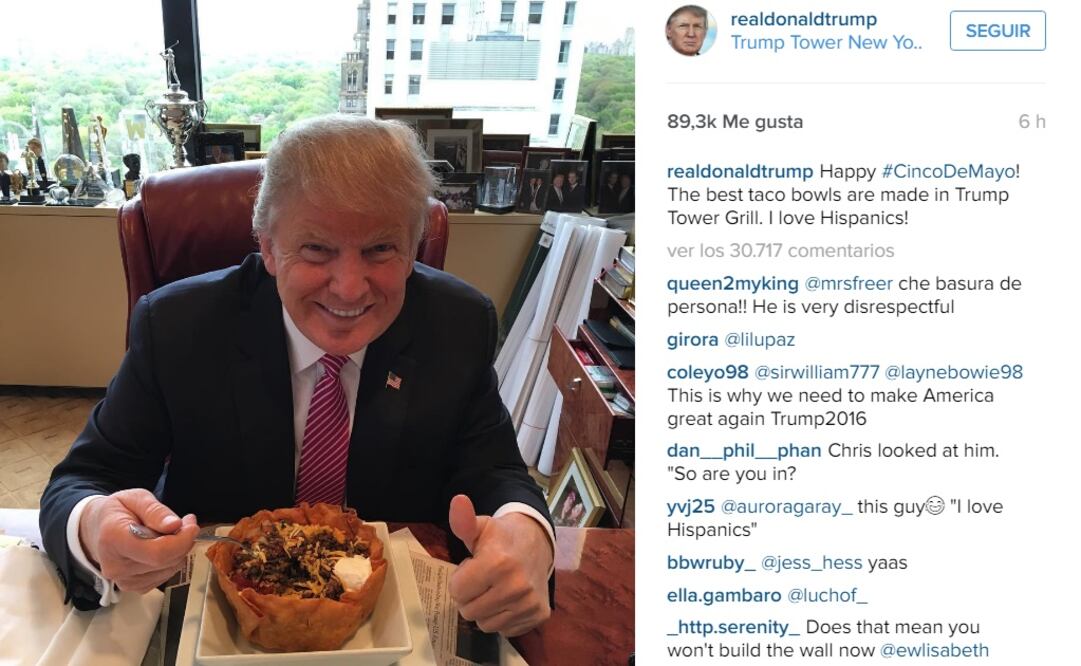 Foto: Instagram @realdonaldtrump