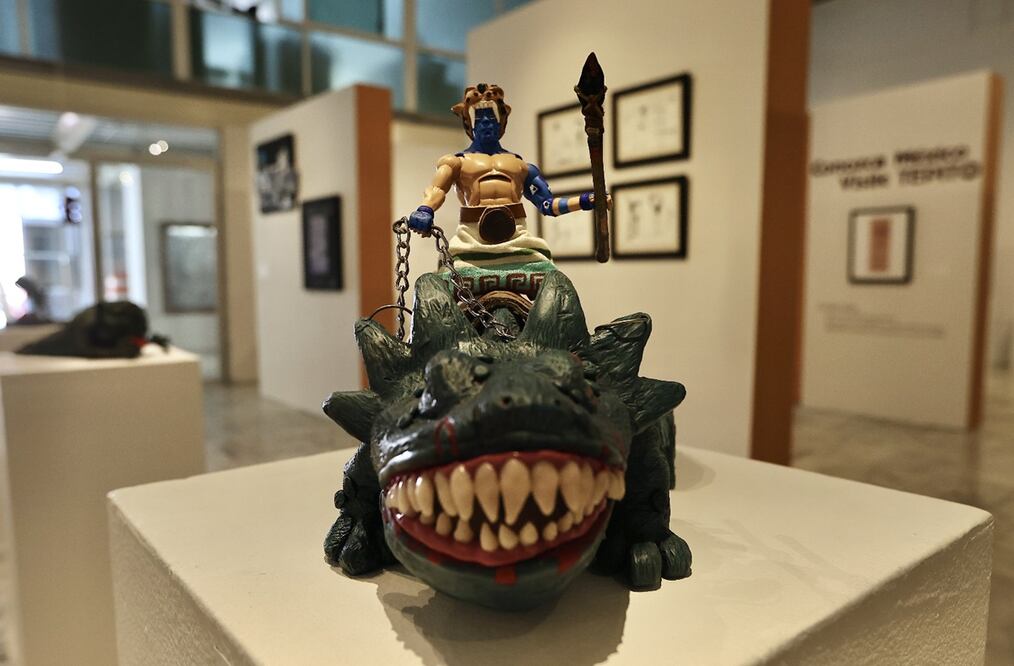 “Desde el corazón del barrio. Tepito raíces profundas, voces que resuenan”, muestra exhibida en la Galería José María Velasco.
Foto: EL UNIVERSAL / Berenice Fregoso