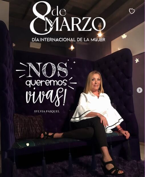 Silvia Pasquel exigió los derechos de las niñas. Foto: Instagram oficial.