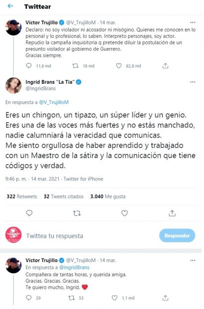 También Ingrid Brans, "La Reata", defiende a Brozo: "eres un tipazo"