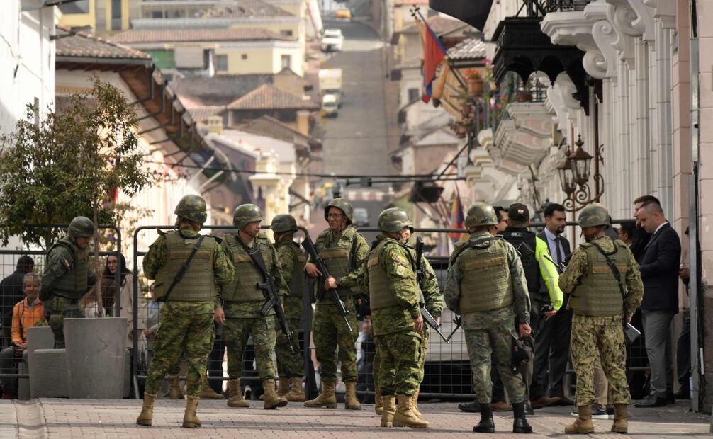 Desde la tarde del 9 de enero, Ecuador permanece bajo la declaratoria de   "Conflicto Armado Interno". Foto: AFP