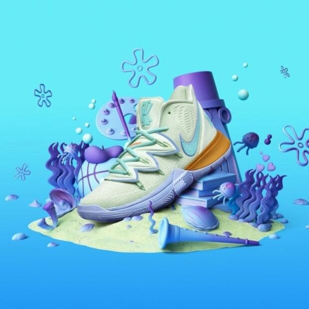 Nike colabora con Bob Esponja y lanzan colección te tenis súper divertidos