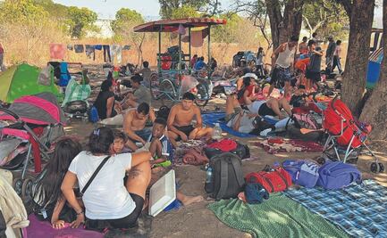Arriba nueva caravana de migrantes al Istmo 