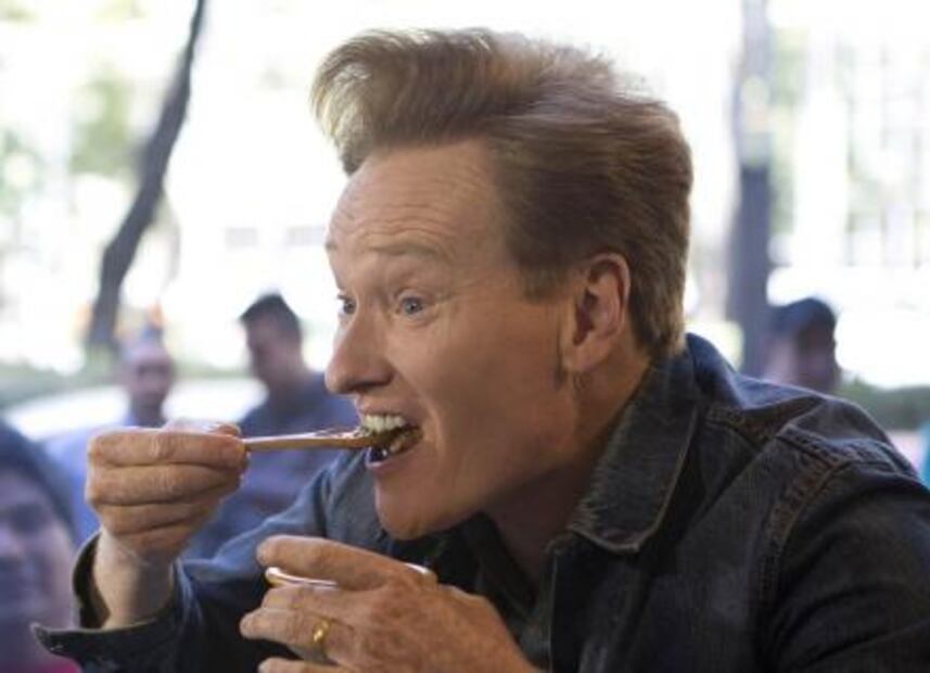 Conan O'Brien se enchila en México 