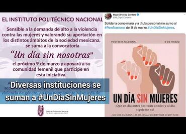 Crece apoyo al paro nacional feminista