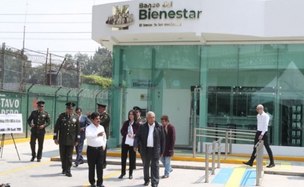 AMLO y Sheinbaum inauguran sucursal de Banco del Bienestar en la GAM