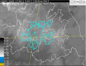 Prevalecerá cielo nublado en el Valle de México