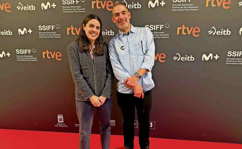 Eréndira Núñez Larios y Fernando Eimbcke llegaron al festival con dos proyectos: Olmo, en Horizontes, y Moscas, en la sección WIP Latam. Foto: 
Alejandra Musi / EL UNIVERSAL