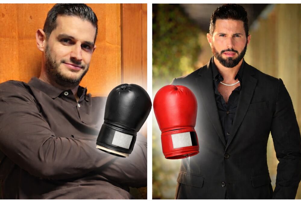 Poncho de Nigris reta a Adrián Marcelo a subirse al ring en "King Royale". Foto: Especial