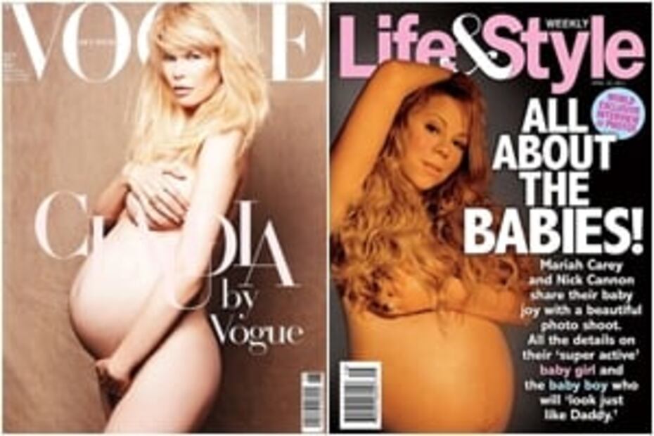 Famosas que posan desnudas y embarazadas