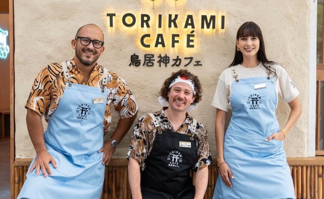 Luisito Comunica inauguró su cafetería japonesa, Torikami Café. Foto: Instagram @creymx
