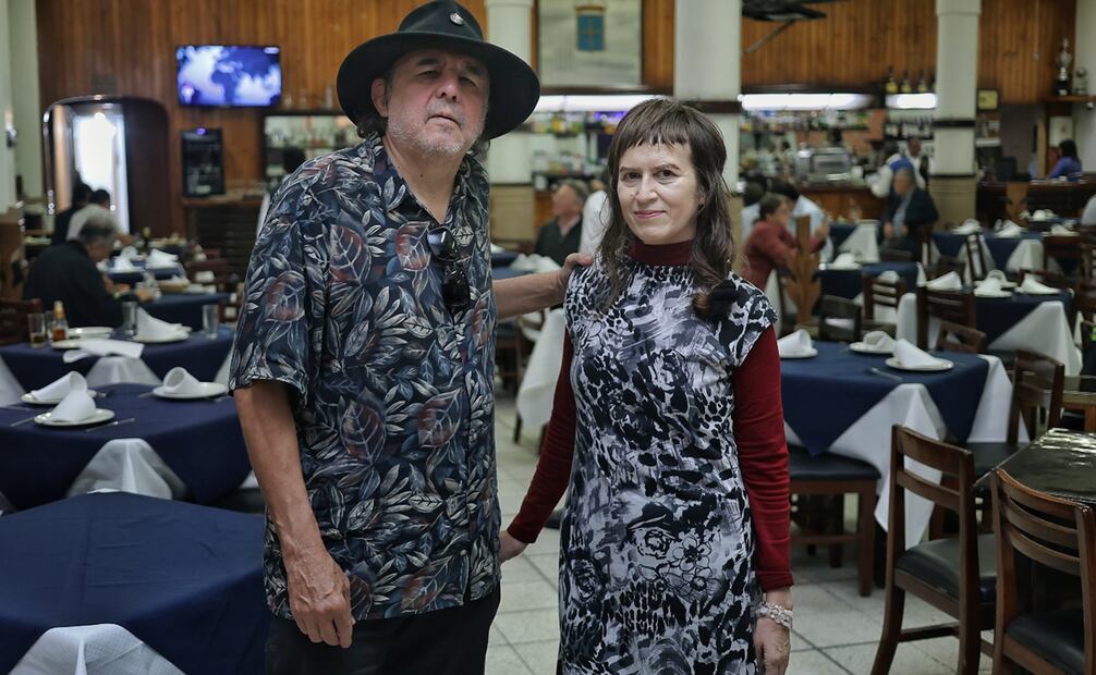 Guillermo Fadanelli y Yolanda M. Guadarrama. Foto: EL UNIVERSAL.