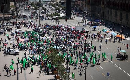 Campesinos retiran plantones del Senado, Segob y Palacio Nacional; amagan con volver