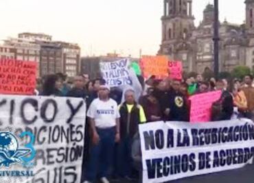 Comerciantes de Santa Cruz Meyehualco encaran a Claudia Sheinbaum, piden no ser reubicados