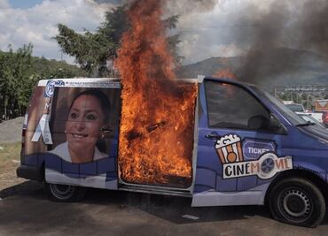 Queman vehículo de candidata al Senado en Nahuatzen, Michoacán