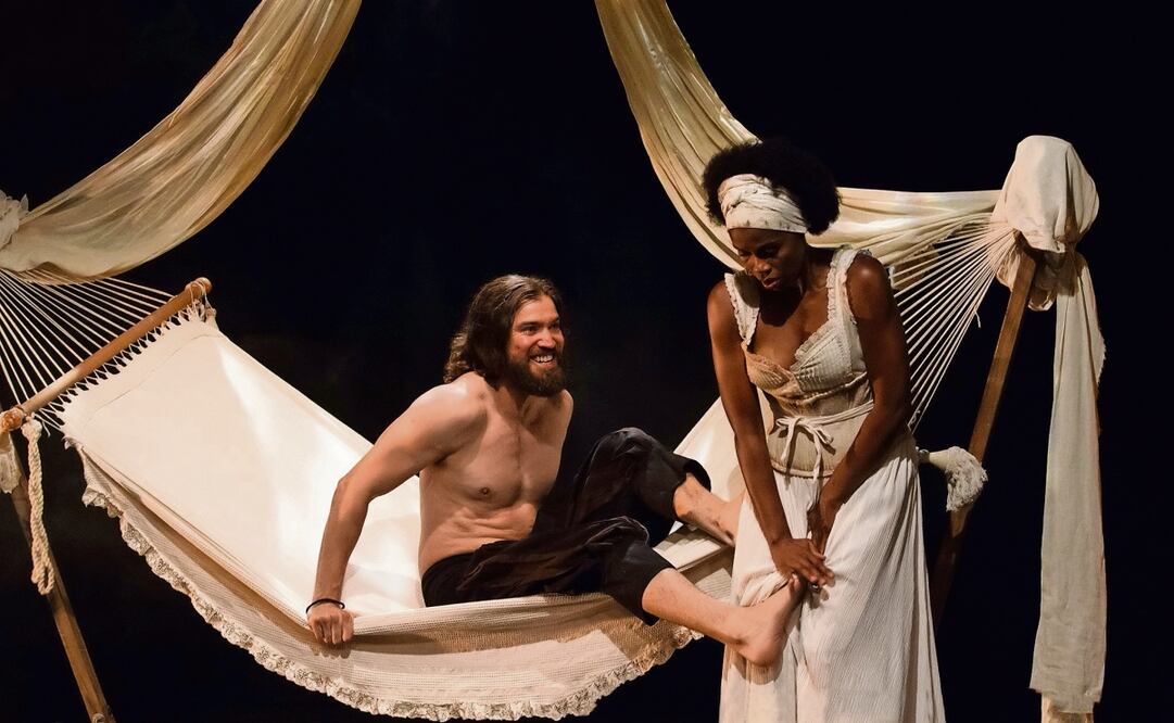 Puesta en escena sobre el revolucionario Gaspar Yanga. Foto: Mulato Teatro