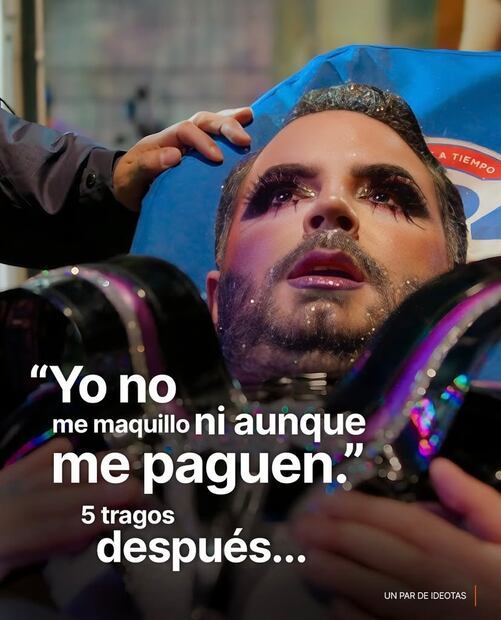 José Eduardo Derbez en un "Par de Ideotas". Foto: Instagram @vix