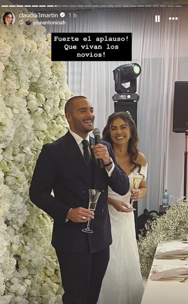 Boda de Carlos Said y Claudia Martín.