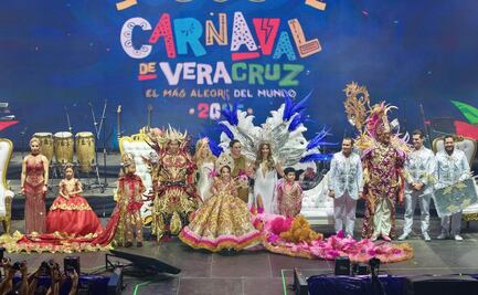 Coronan a la actriz Adriana Fonseca como Reina del Carnaval de Veracruz 2025; Juan Luis Guerra ameniza el segundo día de fiesta