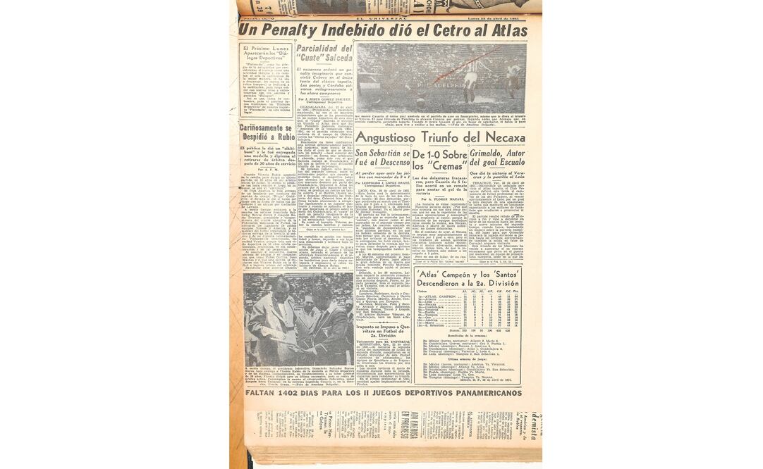 En las páginas de El Gran Diario quedó plasmada aquella historia. (ARCHIVO. EL UNIVERSAL)