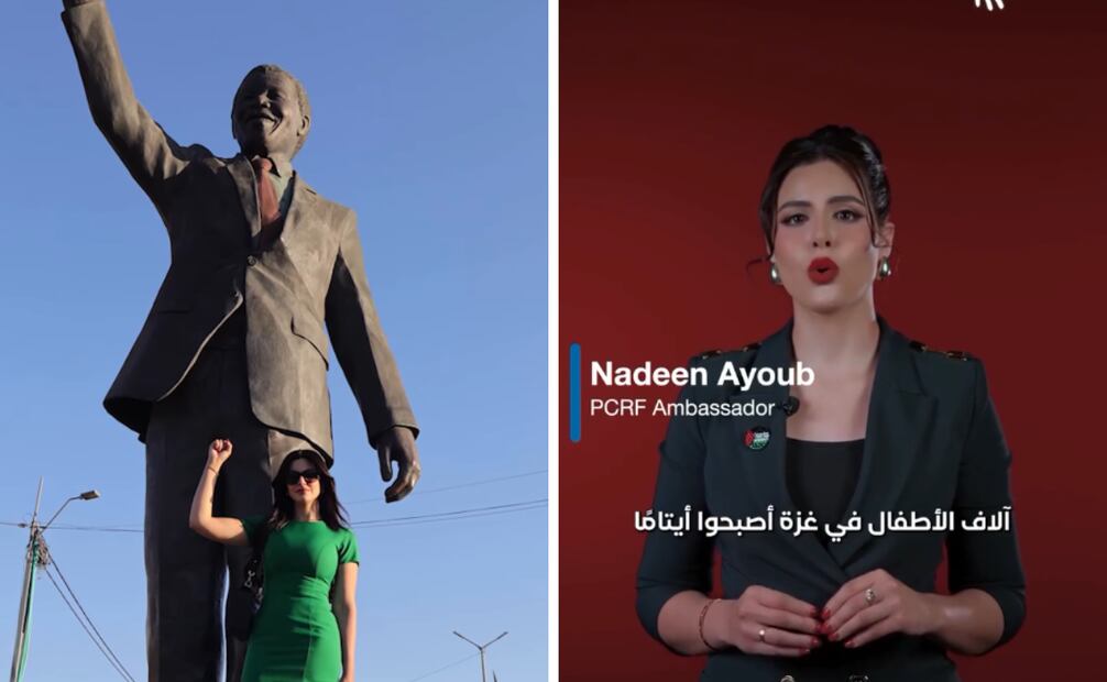 La Organización Miss Universo (MUO) respaldó su participación, subrayando que su perfil encarna la determinación y la valentía que definen los valores del certamen.
Foto: Captura de pantalla en Instagram (@nadeen.m.ayoub)