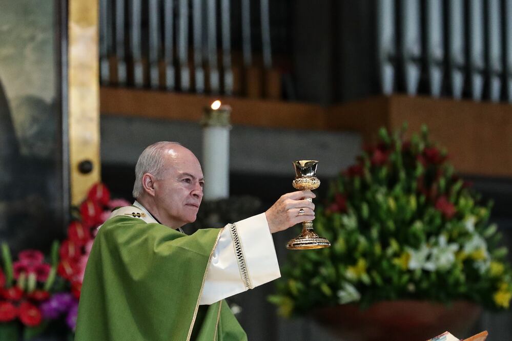 El cardeneal Carlos Aguiar Retes encabeza la Arquidiócesis de México. Foto: archivo/EL UNIVERSAL