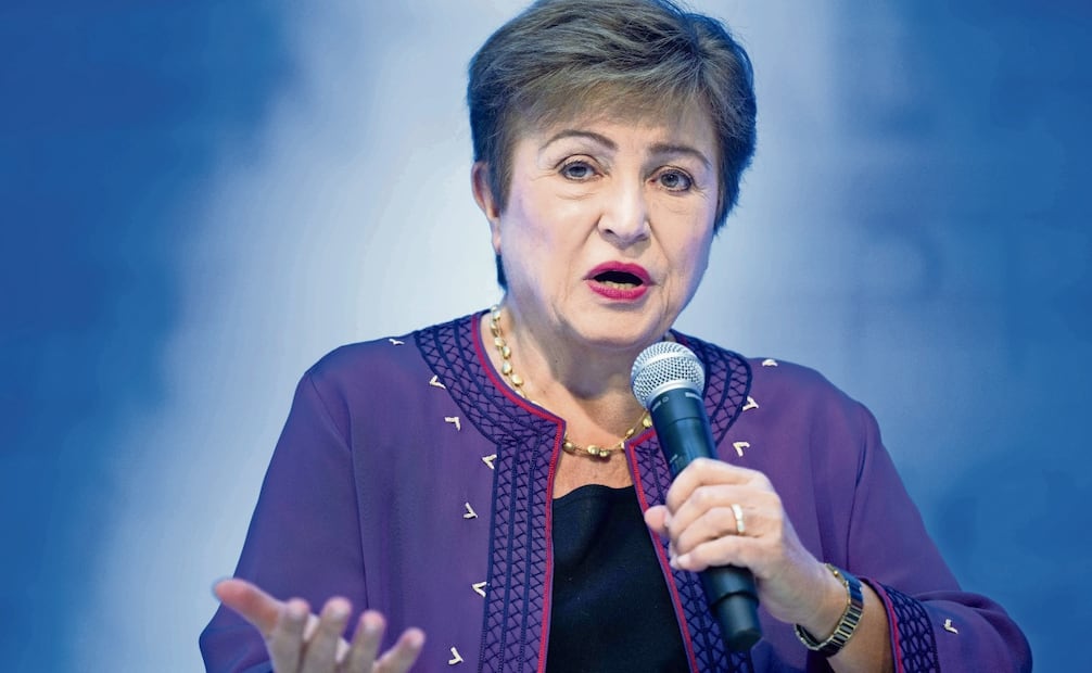 Kristalina Georgieva, directora gerente del Fondo Monetario Internacional. Foto: Brendan Smialowski / AFP