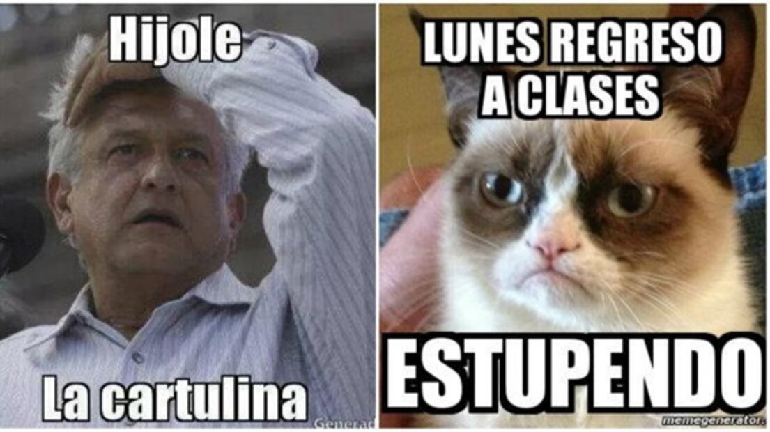 Regreso a clases y... llegan los memes