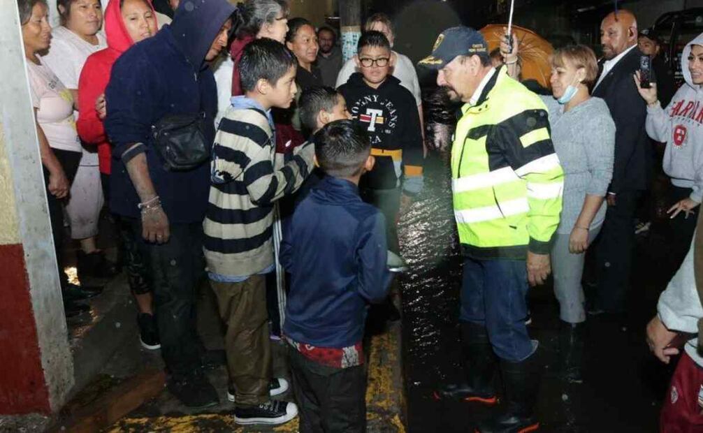 De acuerdo con Protección Civil y Bomberos, fueron 12 zonas afectadas en el municipio y, de manera preliminar, 40 viviendas resultaron con anegación de hasta 40 centímetros de altura. Foto: Especial