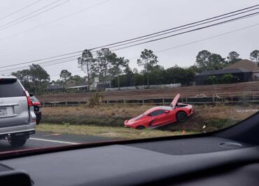 Chevrolet Corvette C8 sufre accidente en Florida