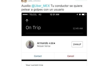 Usuaria denuncia presunta agresión de chofer de Uber