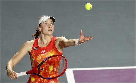 WTA Finals Cancún: Elena Rybakina consigue importante victoria ante Maria Sakkari