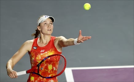 WTA Finals Cancún: Elena Rybakina consigue importante victoria ante Maria Sakkari