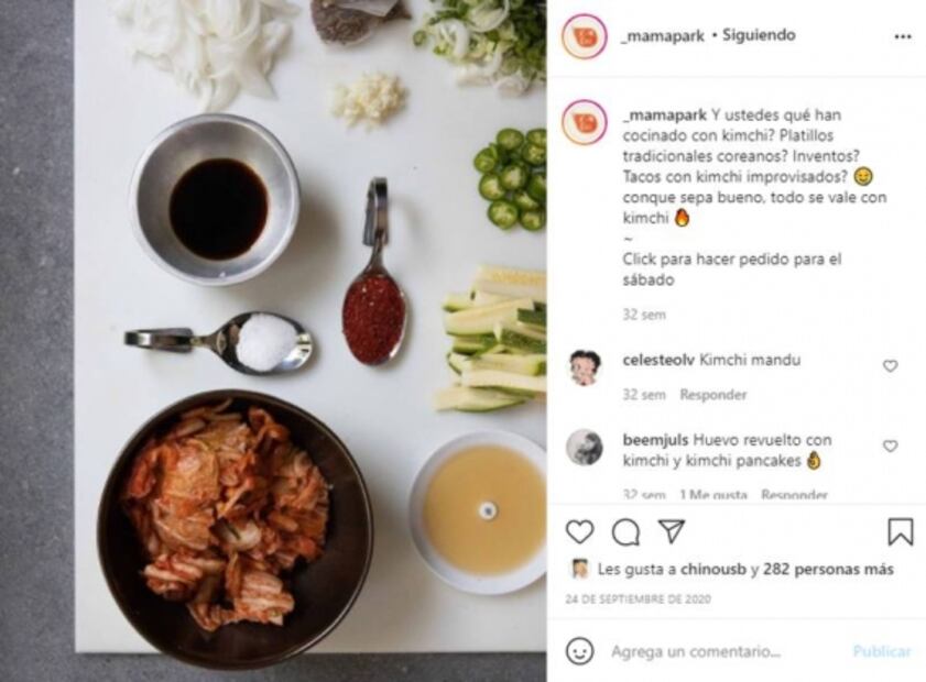 Mamá Park, más que un frasco de kimchi, es una muestra de amor