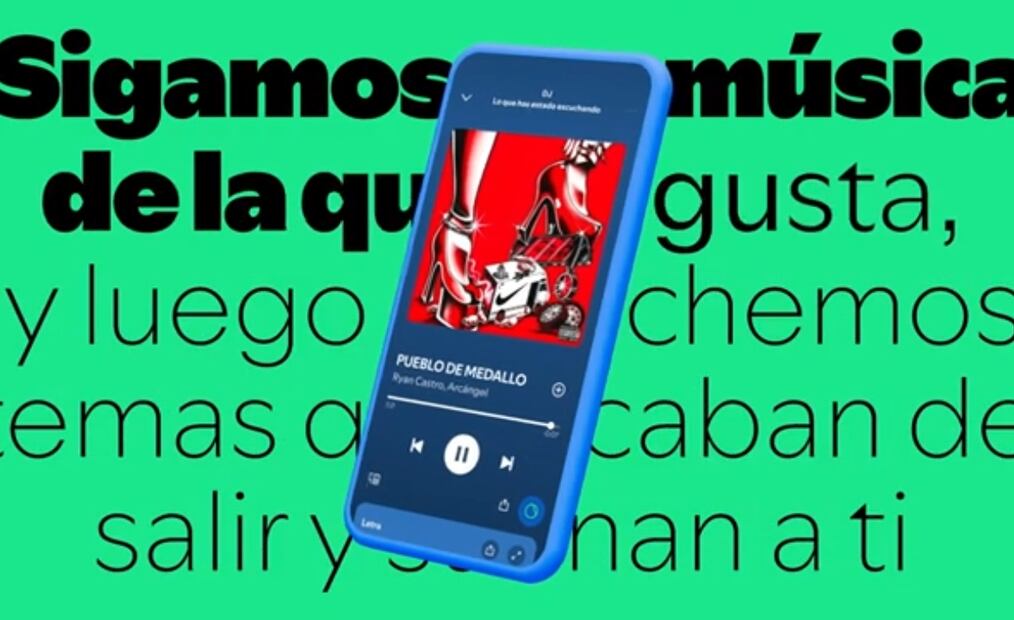 Spotify estrena DJ en español con peticiones por voz y texto. Imagen: Spotify