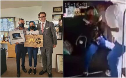 Dan laptop nueva a chica que suplicó por su tarea durante asalto en Ecatepec