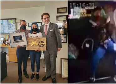 Dan laptop nueva a chica que suplicó por su tarea durante asalto en Ecatepec