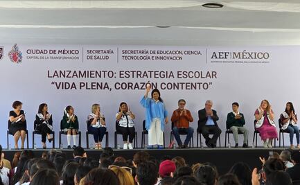 “Vida plena, corazón contento”; salud mental llegará a secundarias y preparatorias de CDMX